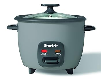 【中古】Starfrit 電気炊飯器 - 10カップ - スチーマーバスケット、計量カップ&サービススプーン - 400W - 完璧なご飯を作ります!