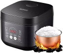 【中古】SEVSO 多機能家庭用炊飯器、3L 4L 5L オプション容量キッチン家電、キッチン調理ポット大容量ケーキスチーマー炊飯器、ブラック,5l(2)