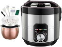 【中古】【未使用】炊飯器家庭用温度調節可能な炊飯器、焦げ付き防止の内鍋、インテリジェント断熱材(4L)()(2)