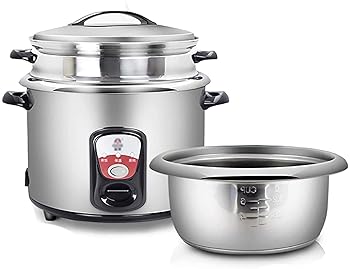 【中古】炊飯器と蒸し器-ウォーム機能304ステンレス鋼ライナー、へらと計量カップ付き、4?8人用(5L)() 【中古】炊飯器と蒸し器-ウォーム機能304ステンレス鋼ライナー、へらと計量カップ付き、4?8人用(5L)()