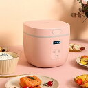 【中古】【未使用】ミニ炊飯器、2Lインテリジェント温度制御焦げ付き防止炊飯器、1?3人用、操作が簡単な炊飯器(#1)(#1)(2)