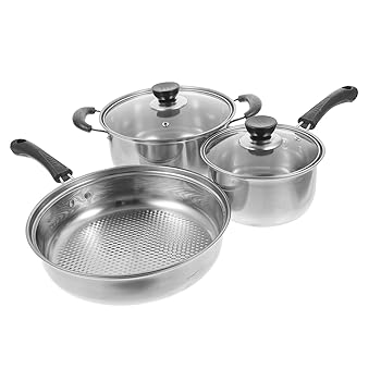 【中古】LABRIMP 金属製調理器具セット スープ鍋 フライパン 調理鍋 ソースパン キッチン鍋セット