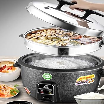 【中古】電気炊飯器業務用炊飯器、大容量、蒸し器付...の商品画像