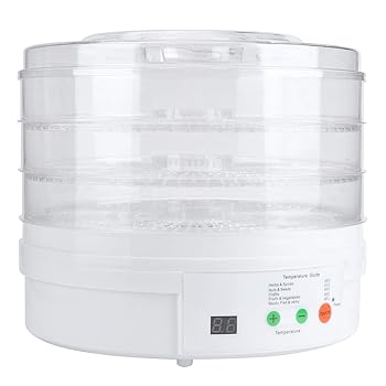 【中古】【未使用】食品デヒーレーター、インテリジェントな3層電気食品デヒーレーター、フルーツおよび野菜乾燥機、キッチン電化製品、アメリカンプラグ110v、キッ
