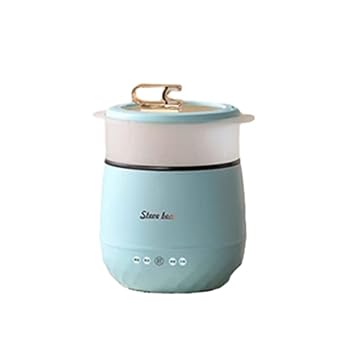 【中古】炊飯器 ミニ 1〜2人用ミニ炊飯器 1.8Lミニ炊飯器(スカイブルー,炊飯器＋蒸し器)
