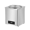【中古】Hubiuyo 業務用チョコレートテンパリングマシン、レストラン用に温度調節可能な電気摩擦皿フードウォーマービュッフェサーバー (S)