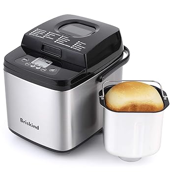 【中古】【未使用】19-in-1 Compact Bread Maker Machine, 1.5 lb / 1 lb Loaf Small Breadmaker with Carrying Handle, Including Gluten Free, Dough, Jam, Yogur
