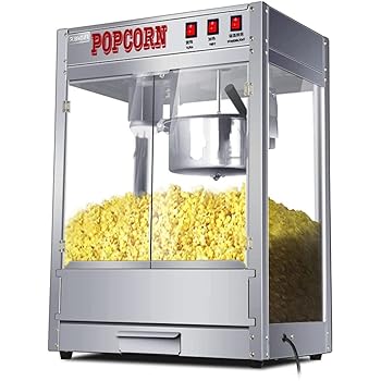 【中古】球状ポップコーンメーカー、脂肪フリー、フルオートポップコーンメーカー用映画/キッズパーティー/ホーム/商業用途