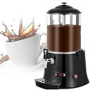 【中古】【未使用】業務用ホットチョコレートディスペンサーマシン、10L電動チョコレート飲料製造機、チョコレートを溶かすための30?90℃の温度調整、ベーカリーカ
