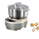 【中古】パン混練機 5L/7L 生地発酵機ステンレス鋼 110V パン/デザート/ピザ/パスタ/うどん/餃子生地製造機混練発酵パン機ホーム (7L)