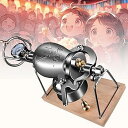 【中古】【未使用】ミニハンドクランクステンレススチールポップコーンマシン、中国製ポップコーンマシン高圧ポップコーンメーカー、グレインアンプヴィンテージノ