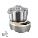 【中古】【未使用】Kirnuo家庭用こね機 パンこね機、電動こね機 5L 7L 110V パンマシン 生地混合/発酵 ステンレスポット ファンブレード パン生地...