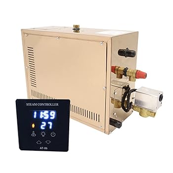 【中古】【未使用】サウナ ストーブ 電気 15kwサウナスチームジェネレーターステンレス鋼ホームサウナルーム機器制御蒸気バスマシンホームスパ炉スチーマー蒸気機に