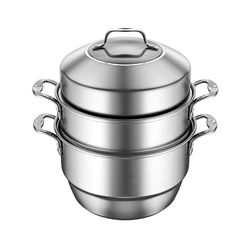 【中古】n/a ステンレス鋼304枚のスチーマースリーレイヤー肥厚家庭用大型ガスストーブ誘導調理器蒸し..