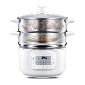 【中古】【未使用】n/a 2ティアステンレススチールガラス蓋、タイマーと野菜スチー...