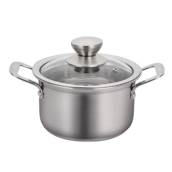 【中古】【未使用】n/a ポット、スタック、スチームスープ鍋や蒸し器可視ふた誘導調理器、ガスストーブ..