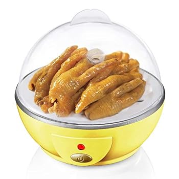 【中古】n/a オートパワーオフ6卵メーカーのボイラークッカー蒸し器密猟者多機能ミニ電気エッグクッカ..