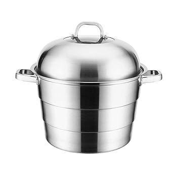 【中古】n/a スチーマー特大ホテル饅頭スチーマーホテル三層ステンレス鋼スチーマー家庭用大型ガススト..