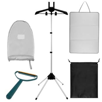 【中古】XYDHQS 衣類スチーマースタンド、高さ調節可能な手持ち衣類スチーマーハンガー、360°回転可能な折りたたみ式スタンド衣類アイロンラック、寝室、ランドリールーム用【メーカー名】【メーカー型番】【ブランド名】XYDHQS ハンガース...