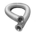 【中古】JIAWANSHUN ? 304SS KF-25 Flexible Hose Stainless steel 1000mm vacuum corrugated bellows pipe tube