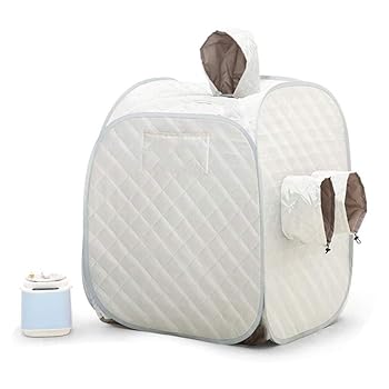 【中古】【未使用】スチームサウナ、2L蒸気発生器ポータブルリモートコントロールパーソナルSPAホームスウェットスチーマースチームバットボックスサウナルーム、イ