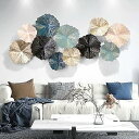 【中古】【未使用】Wanddekoメタル、3D Wandschmuck HandgemachteメタールWanddekoration Wandskulpturen、DekorF?rWohnzimmerHotel Hintergrund Wandverzierungen