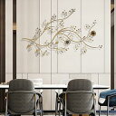 【中古】【未使用】Wanddekoメタル、メタルワンドビル、3D Wandbild AusメタルBl?tter、Wandskulpturen、DekorF?rWohnzimmerHotel Hintergrund Wandverzierungen