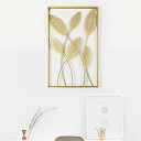【中古】【未使用】Wanddekoメタル、Wandh?nger3D Kreative Blattform Wandschmuck Wandskulpturen、DekorF?rWandimmerHotel Hintergrund Wandverzierungen、83 *
