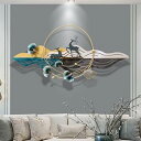 【中古】3D Wanddekoメタル、メタル - Wandbild kreative Wanddeko Wohnzimmer、Kunst Skulptur WandskulpturメタルTerrassendeko WandReelief Abstrakt