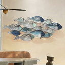 【中古】Wanddekoメタル、Wanddeko Wohnzimmer、Wohnzimmer、Wandskulpturen kreative fischform、wandrelief、フュール酒石/wohnzimmer/schlafzimmer/ku
