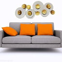 【中古】Wanddekoメタル、Wanddeko Wohzimmer Wandschmuck 3D Wandverzierung、3D Handgemachte Wandskulpturen、DekorF?rWohzimmerHotel Hintergrund W