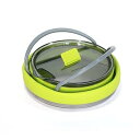 【中古】n/a 屋外の赤と緑の旅行の携帯用暖房茶コーヒーライト炊飯器軽量シリコーンの折りたたみ金器折りやかん (Color : A, Size : 15*15*9.5cm)(2)