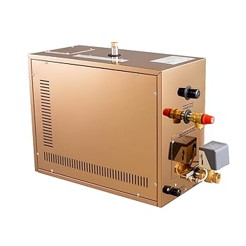 【中古】サウナ蒸気発電機6/7/8/9kwインテリジェントタッチコントローラー付きスパルーム用の自動ステンレススチール蒸気発電機セカリングサウナルームス(2.0)