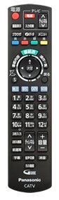 【中古】Panasonic CATV 用 純正リモコン 対応機種：TZ-LS200P,TZ-LS200PA,TZ-LS200PS,TZ-LS300F,TZ-LS300FA,TZ-LS300FS,TZ-LS300J,TZ-LS300JA,TZ-LS300P