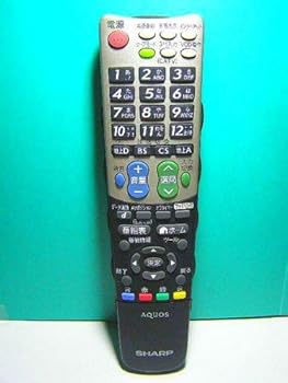 【中古】シャープ テレビリモコン GA835WJSA