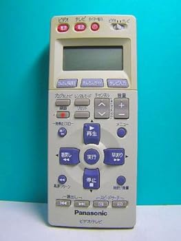 【中古】パナソニック ビデオリモコン EUR7906KBO
