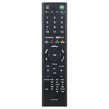 【中古】【未使用】PerFascin 代用リモコン replace for ソニー SONY ブラビア BRAVIA テレビ リモコン RMT-TX103J RMT-TX302J RMT-TX301J KJ-24W450D KJ-32W500C K