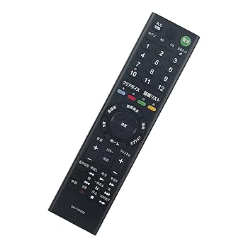 【中古】AULCMEET ブランド テレビ用リモコン fit for ソニー RMT-TX103J RMT-TX302J RMT-TX301J KJ-32W500C KJ-24W450D KJ-32W500E KJ-32W730E KJ-43W73