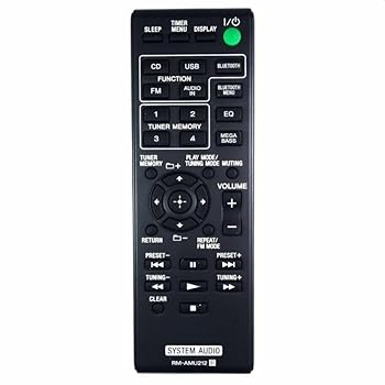【中古】XINFUTE RM-AMU212 ソニーシステムオーディオAVリモコンCMT-X3CD HCD-SBT20用