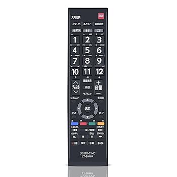 【中古】テレビリモコン CT-90469 for TOSHIBA 東芝リモコン 東芝TV用リモコン 32S10 40S10 50S10 43TL..