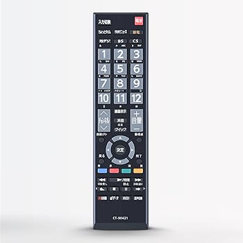 【中古】【未使用】テレビリモコン CT-90421 for TOSHIBA 東芝テレビリモコン 40S5 32S5 24B5 19B5対応 互換品