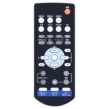 【中古】CLVIZCXOM FSR31 WR87820 交換用リモコン for ヤマハ YAMAHA AVホームシアターコント用リモコ..