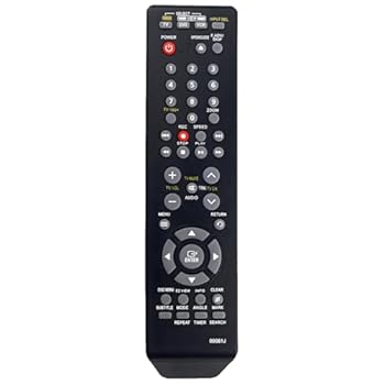【中古】00061J 交換用リモコン Samsung DVD VCR DVD-V8650/VCR DVD-V8650/XAA DVD-V9700 DVD-V9700/XA..