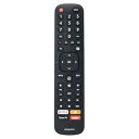 【中古】【未使用】XINFUTE EN2AU27H Hisense LCD TV リモコン Netflix YouTube Opera TV用