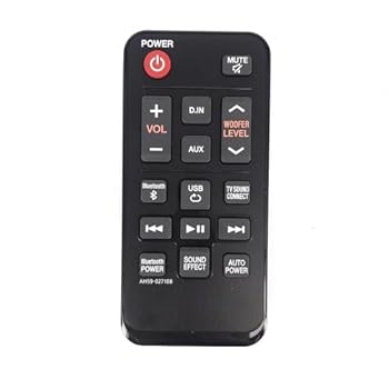 【中古】XINFUTE AH59-02710B Samsung オーディオサウンドバー リモコン HW-J250 HHWJ250 0271A対応