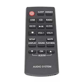 【中古】XINFUTE 純正N2QAYC000060 パナソニックオーディオシステムリモートコントロールSCHC17EB-K用
