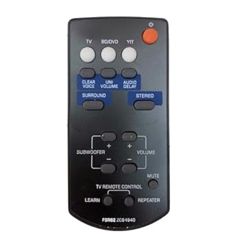 【中古】XINFUTE FSR62 ZC94940 ヤマハサウンドバーリモコン AS-201 YAS201 YAS-201BL用