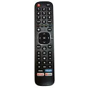 【中古】XINFUTE 純正EN2BC27U UNEVA Hisense LED TV リモコン Netflix YouTube用