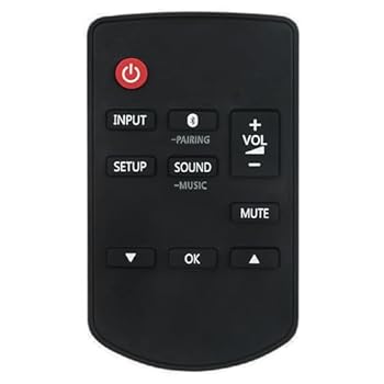 【中古】N2QAYC000109 リモコン 交換用 パナソニック サウンドバー SCHTB485 SC-HTB485GN用