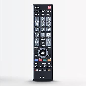 【中古】【未使用】テレビリモコン CT-90422 for TOSHIBA 東芝テレビリモコン 互換品 50G5 40G5 39S7 32S7 29S7 23S7対応【部品番号:75030298】